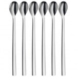 Juego de 6 cucharas para long drink 22 cm ”nuova”, Cromargan, wmf