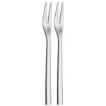 Juego de 2 tenedores para servir 20 cm ”nuova”, Cromargan, wmf