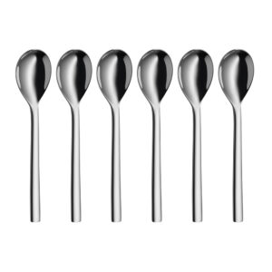 juego de cucharas para café 6 pzs l15,5 cm ”nuova”, cromargan, wmf