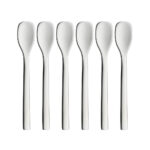 Juego de cucharas pala para espresso 6 pzs l10 cm ”nuova”, Cromargan, wmf