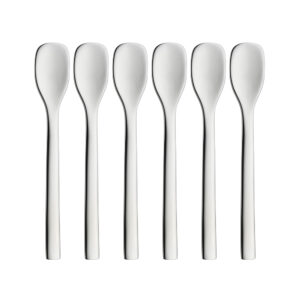 Juego de cucharas pala para espresso 6 pzs l10 cm ”nuova”, Cromargan, wmf