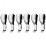 juego de cucharas gourmet canapes 6 pzs ”nuova”, cromargan, wmf