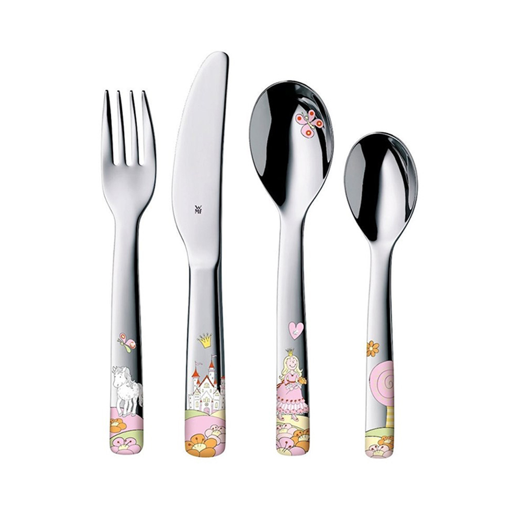 juego de cubiertos infantil ”princess anneli”, 4 pzs, wmf