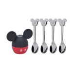 Juego salero y 4 cucharas 5 cm mickey mouse wmf