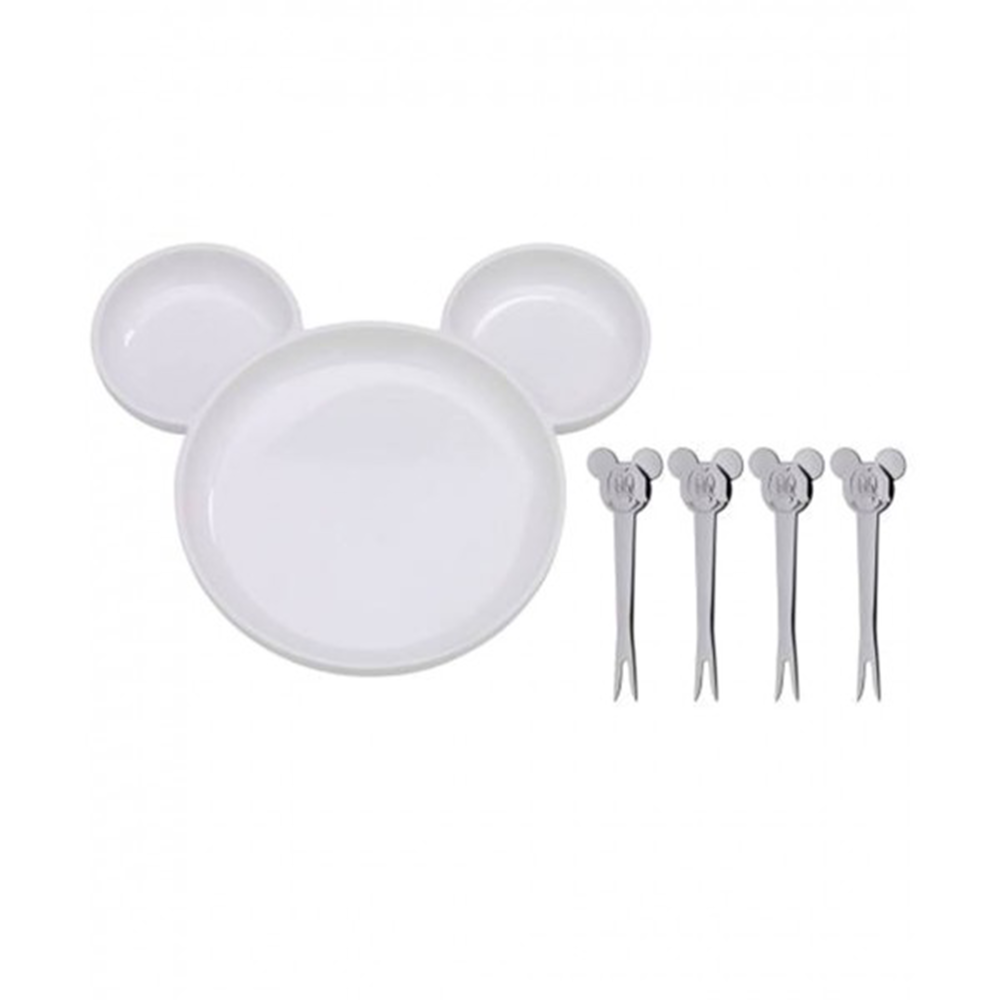 Juego de plato y cubiertos ”Mickey mouse”, 5 pzs, wmf