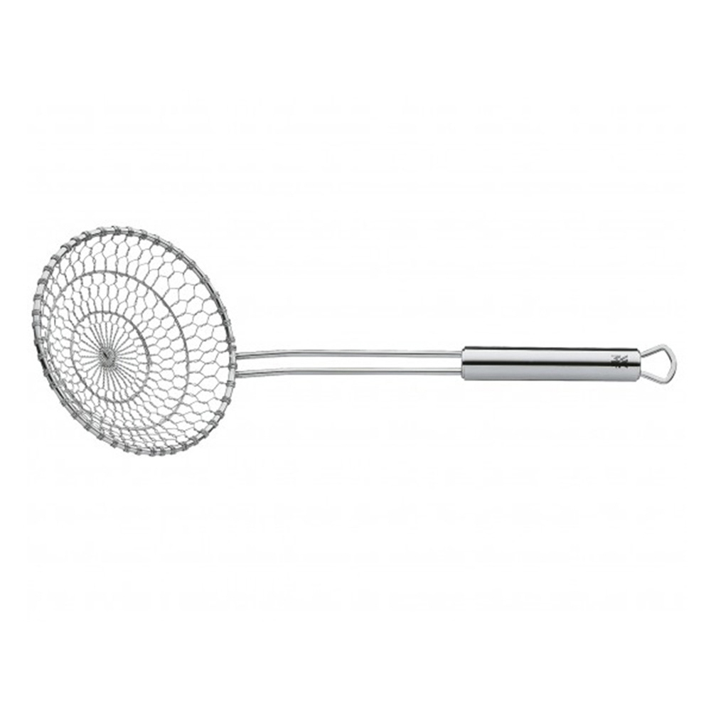 cuchara calada para wok 36 cm d13 cm ”profi plus”, cromargan, wmf