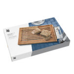 Tabla para cortar madera de Bambu, con colector de residuos de acero Bambu Wmf