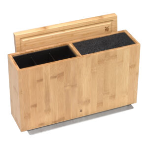 Organizador para cuchillos con tabla para cortar madera Bambu Wmf