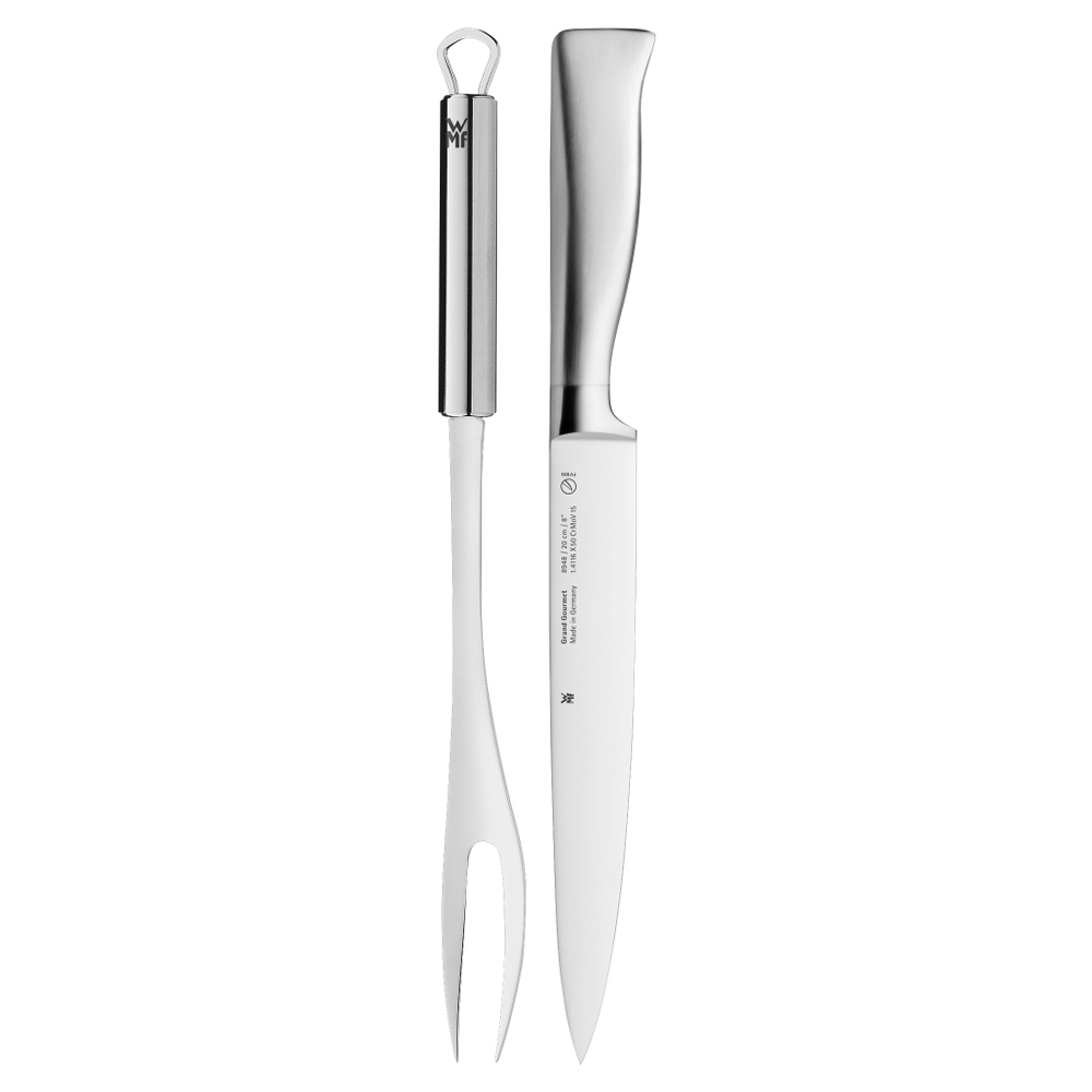 Juego cuchillo para mechar y tenedor para carne 2 pzs 32 cm wmf