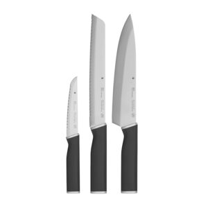 juego de 3 cuchillos para chef multiusos y pan ”kineo”