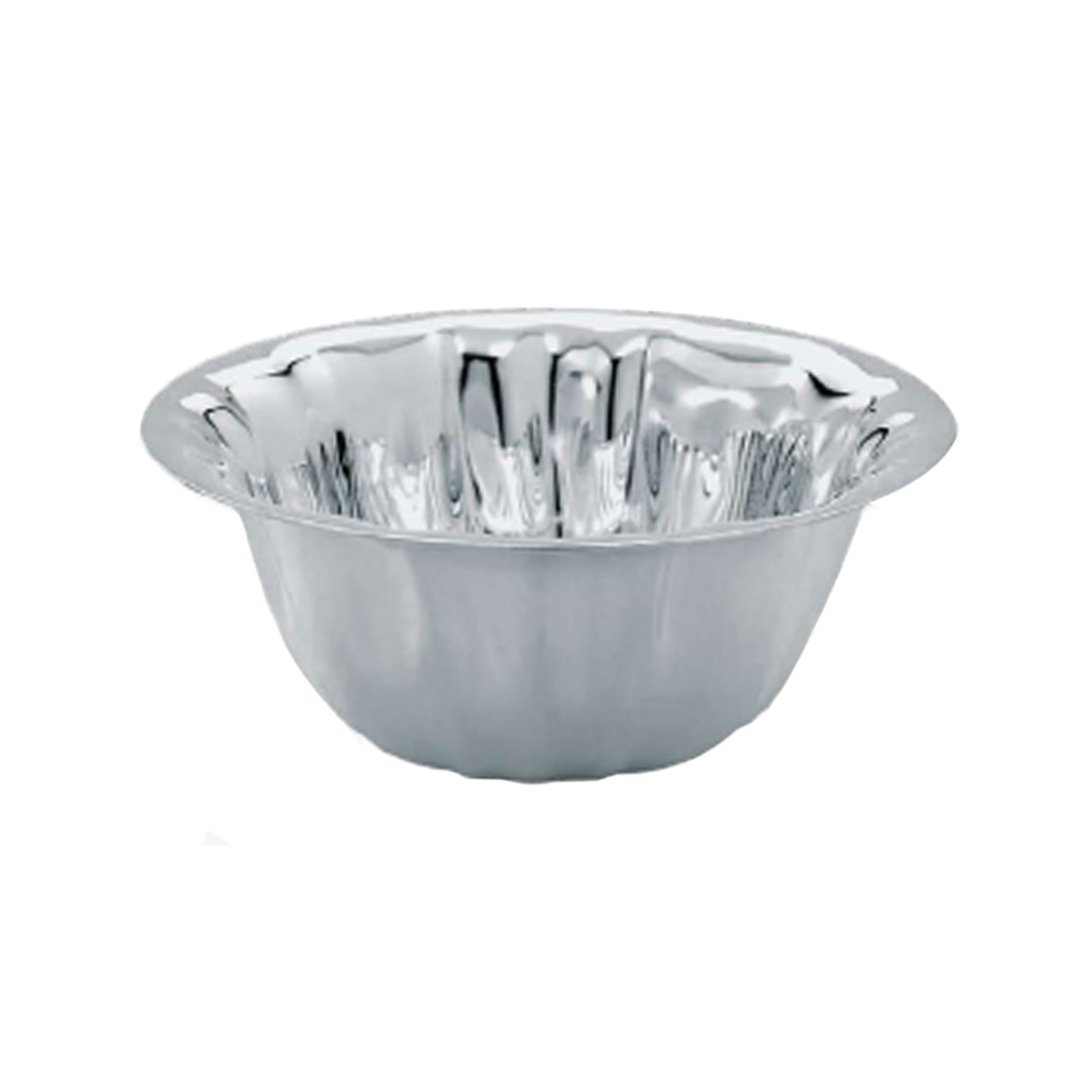 botanero/ensaladera d12 cm h5 cm plateado