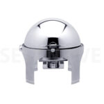 round roll top chafing dish ( s/s straight legs) l48.5 x w53 x h45 cm