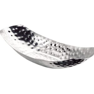 Frutero/fuente oval l51.5 x w20.1 x h12cm acabado amartillado