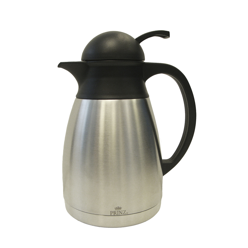 jarra térmica 1.0 l irrompible-doble pared acero inox. acabado satinado (one-hand operation)