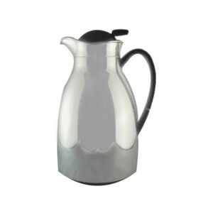 jarra térmica 1.0 l cromada acabado brillante interior de ampolla de cristal/ (one-hand operation) color negro