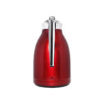 jarra térmica de 1 litro con ampolla de cristal color rojo