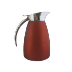jarra térmica 1.0 l irrompible-doble pared acero inox. /(one-hand operation) cubierta color rojo