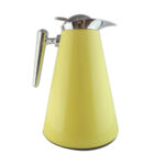 jarra térmica 1.0 l metal con cubierta color pastel /(one-hand operation) color amarillo interior de ampolla de cristal