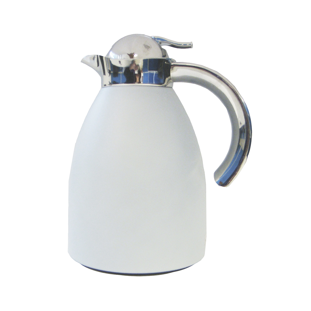 jarra térmica de 1 litro color blanco