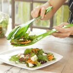 Juego de cubiertos para servir ensalada ”clip n serve” de 36 cm