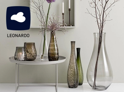 Cristal Leonardo que da vida a tus flores y espacios