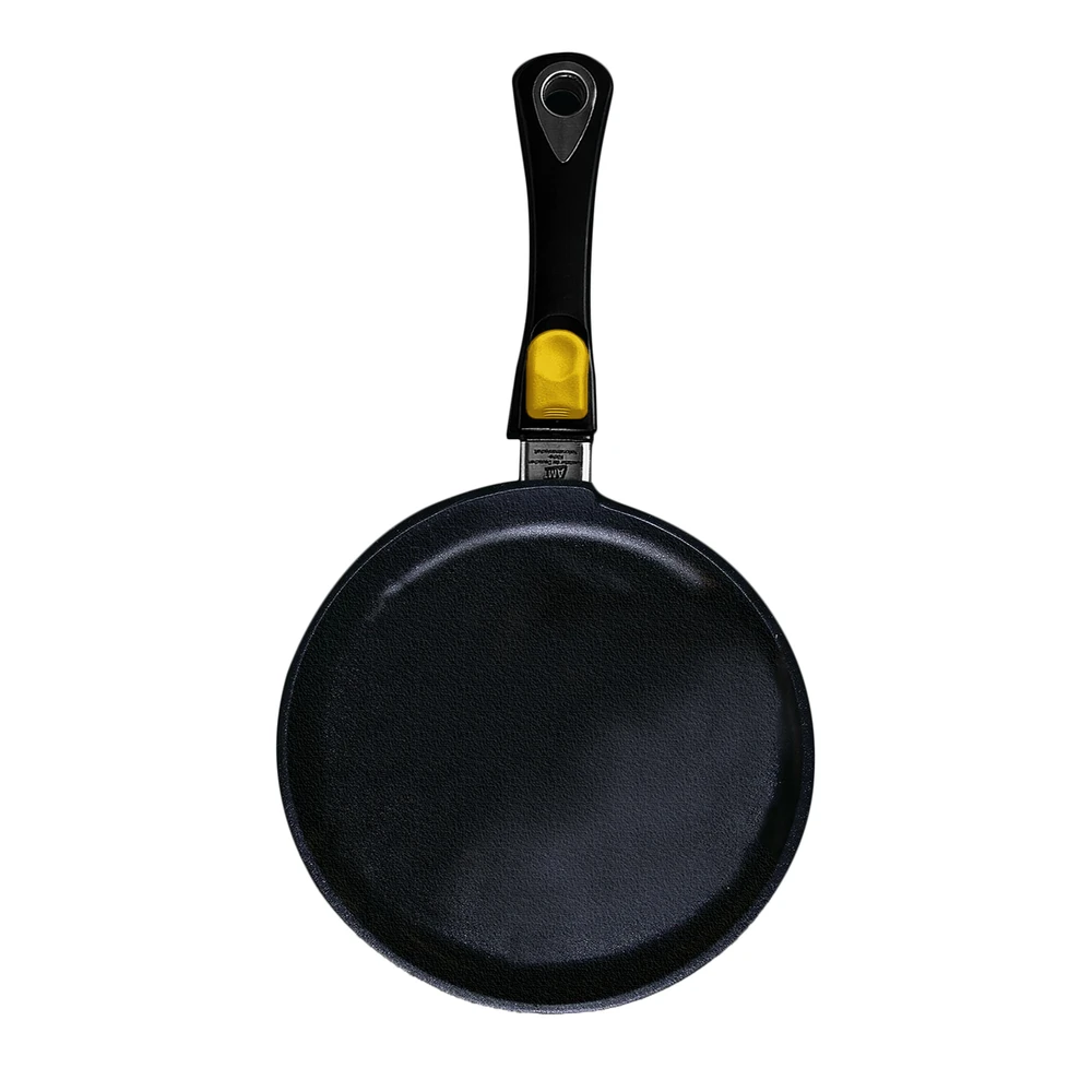 Sarten crepas 24cm mango removible boton amarillo
