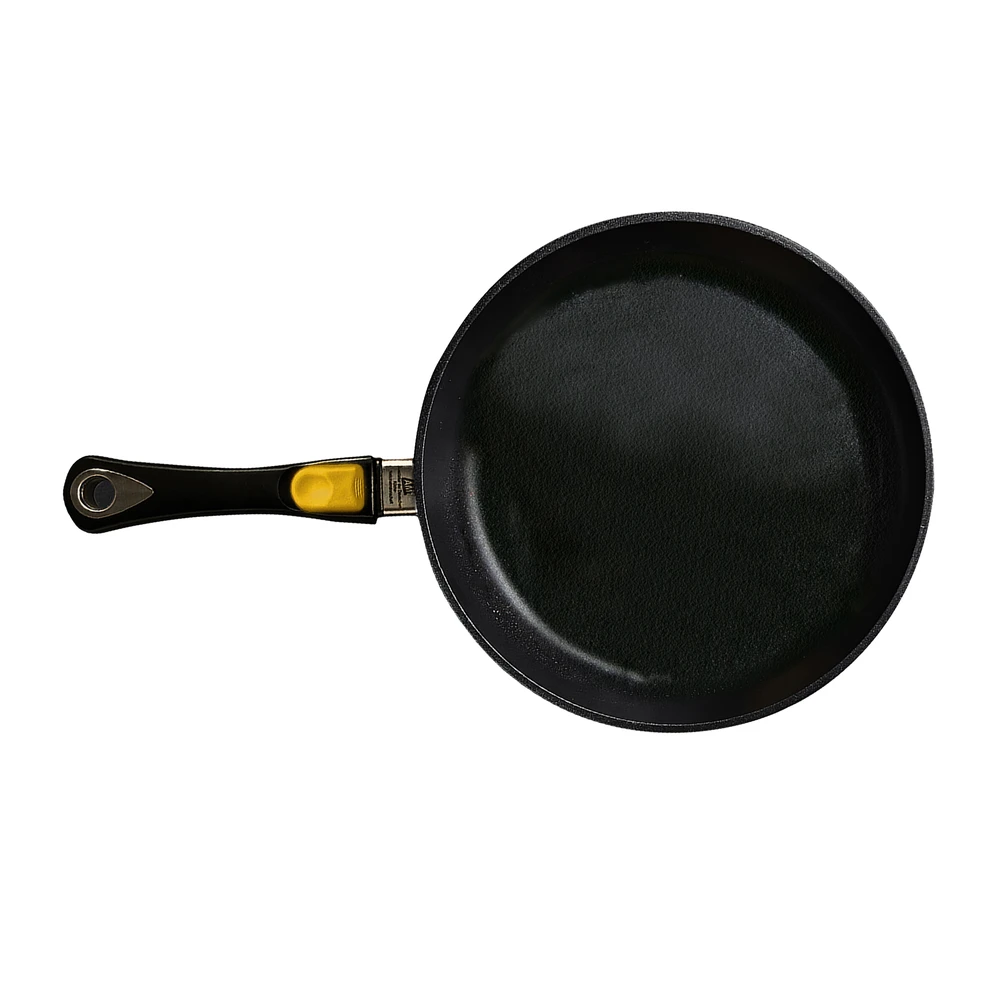 Sarten d24 h7 cm mango removible boton amarillo