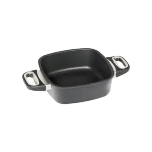 Cacerola cuadrada con asas 20x20x7 cm