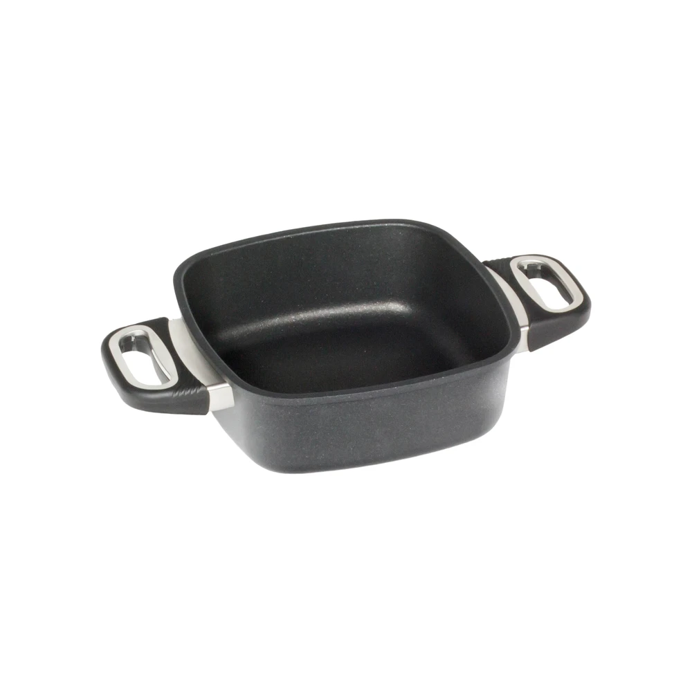 Cacerola cuadrada con asas 20x20x7 cm