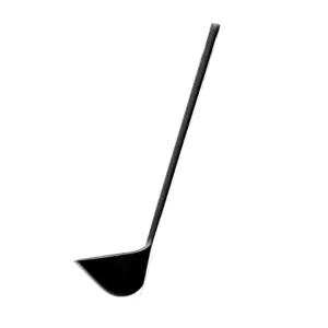 Cucharon 20 cm silicon gris oscuro