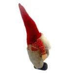 Figura de gnomo de 21 x18 x44 cm en rojo