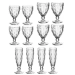 Juego 12 copas goblet brindisi