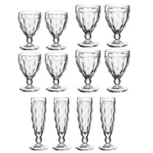 Juego 12 copas goblet brindisi