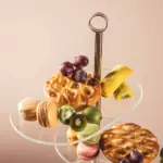 Portapasteles bocadillos con 3 niveles 33 cm cena