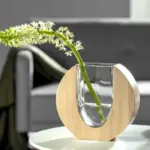 Florero h 19 cm Legno