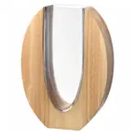 Florero h 28 cm Legno