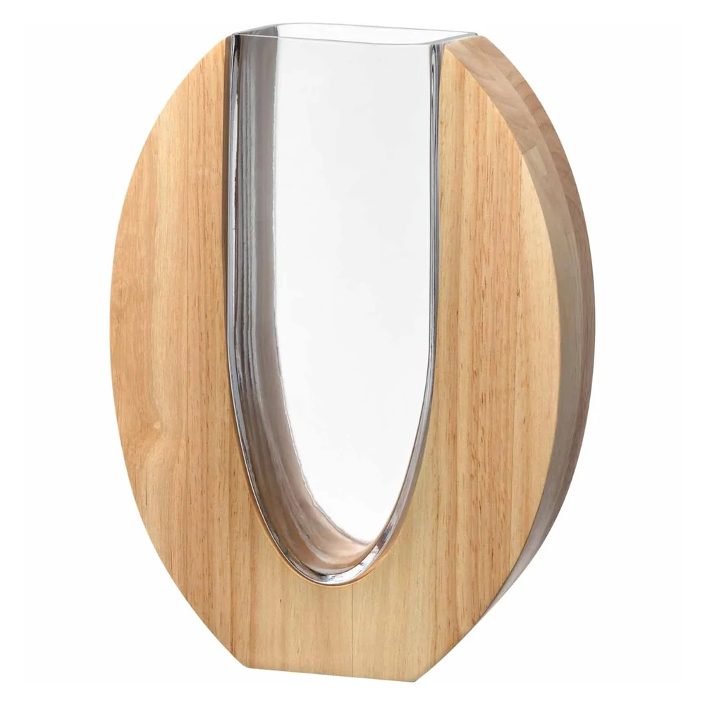 Florero h 28 cm Legno