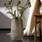 Florero h 40 cm Trogolo taupe