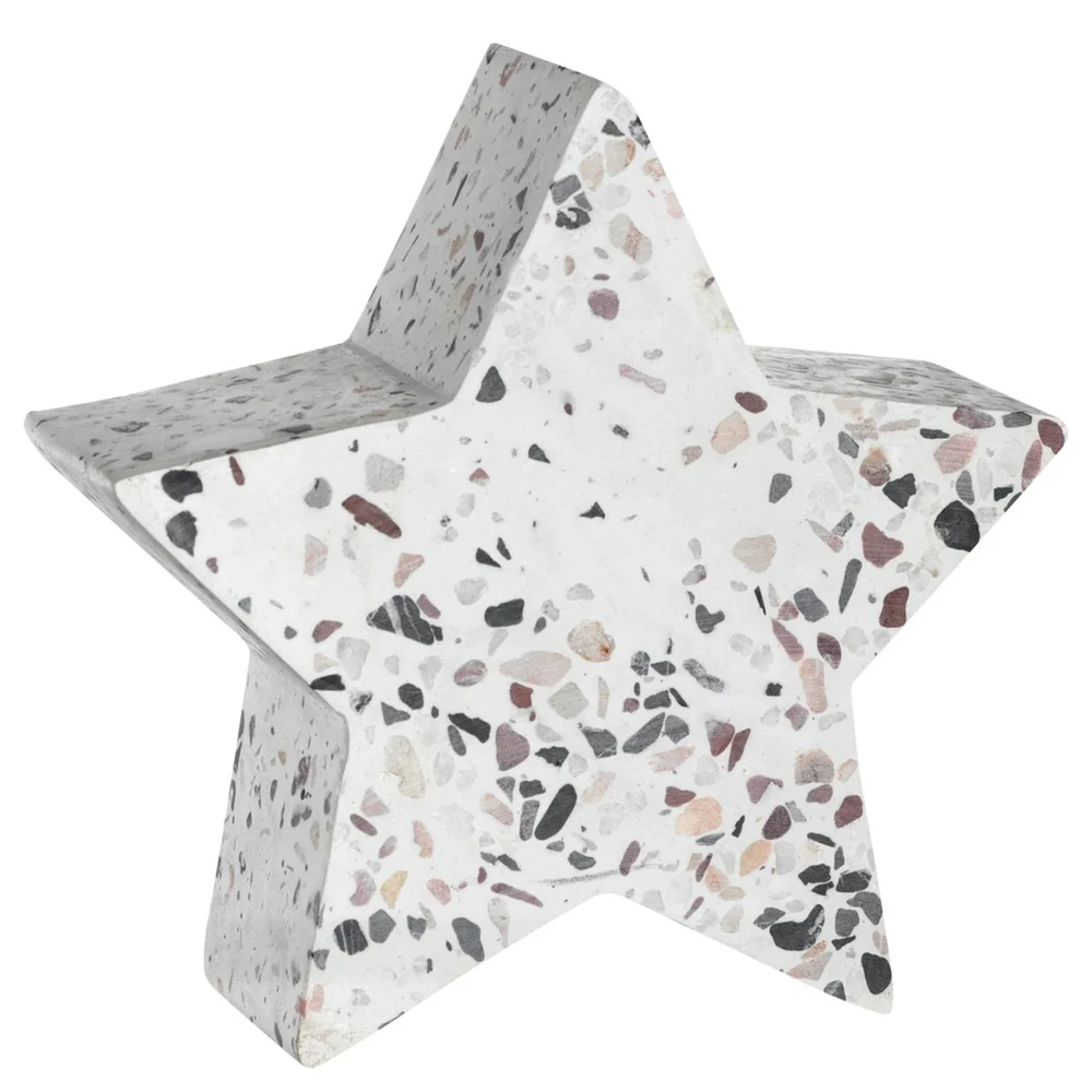 Figura navideña estrella 12 cm autentico