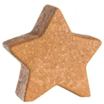 Figura estrella 15 cm ceramica ambar