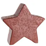 Figura estrella 20 cm ceramica roja