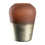 Florero d20 h27 cm cafe