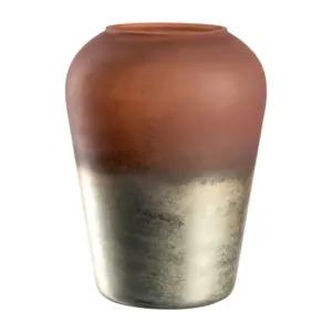 Florero d20 h27 cm cafe