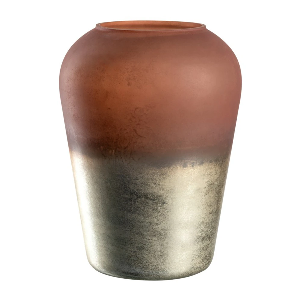 Florero d20 h27 cm cafe