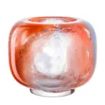 Florero 21 cm cipria naranja azul