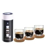 Tazas espresso y plato 6 pzas gocce