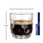 Tazas espresso y plato 6 pzas gocce