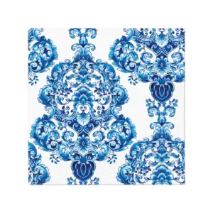 Servilletas 33 × 33 cm Ornamento de porcelana