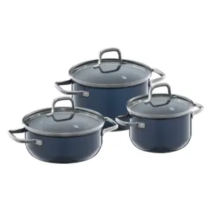 Juego de cacerolas con tapa 3 pzas Blueberry