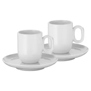 Juego de tazas espresso con plato 2 pzas Barista